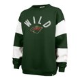 thumbnail image 2 of Women's '47 Green Minnesota Wild Eephus Barred Pullover Sweatshirt, 2 of 3
