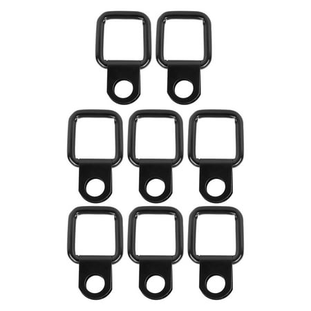 

CHICIRIS 8pcs D‑Ring Anchors Hardtop/Cover Quick Removal Fastener Tie Downs Fit For JK YJ TJ JKU Sports/ Sahara/ For Freedom/ Rubicon X Unlimited 95‑17