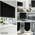 thumbnail image 5 of Blackout Blinds for Windows Cordless Blinds Temporary Shades Blinds No Drill (Black- Shading, 23.6 * 70"(60 * 180cm)), 5 of 5