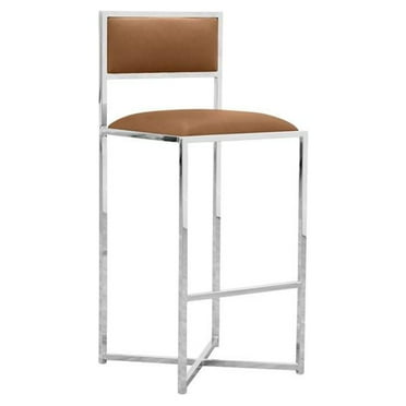Modus Furniture Amalfi X-Base Bar Stool in Cognac Set of 2