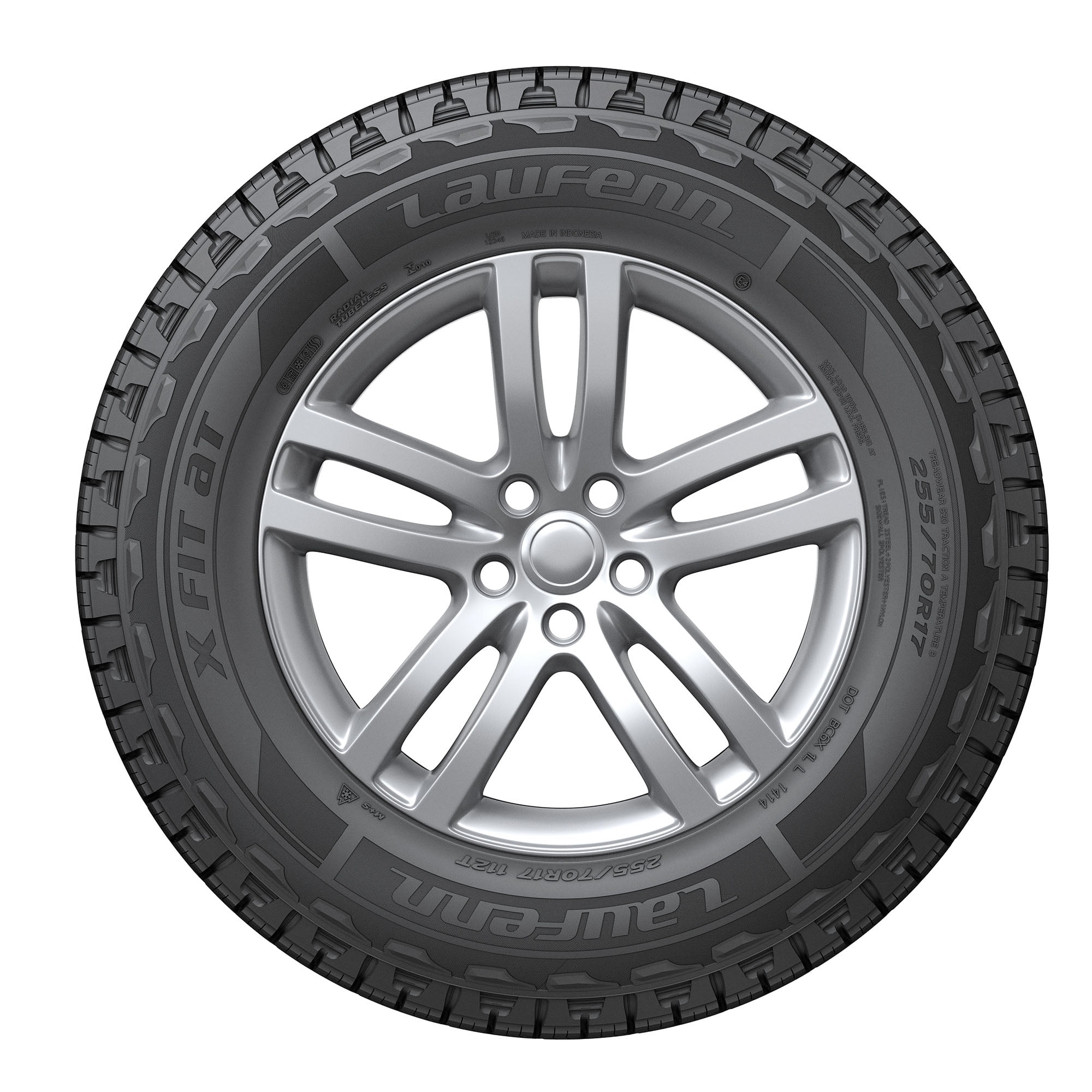 Laufenn X Fit AT LT 275/60R20 Load D 8 Ply A/T All Terrain Tire Fits: 2016-18 Ram 1500 HFE, 2019-23 Chevrolet Silverado 1500 LT Trail Boss simolary.com 11 Laufenn X Fit AT LT 275/60R20 Load D 8 Ply A/T All Terrain Tire Fits: 2016-18 Ram 1500 HFE, 2019-23 Chevrolet Silverado 1500 LT Trail Boss - Image 3