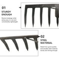 thumbnail image 2 of KAKOWELY 1Pc Plowing Grass Rake Agricultural Rake Farm Implement Gardening Tool Dark Grey,14.17X"X4.33"X3.94", 2 of 4