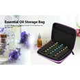 thumbnail image 6 of 63 Slots Portable Aromatherapy Essential Oil Storage Bag Case Box Organizer Holder Traveling Carrying Case Bag Purple, 6 of 9
