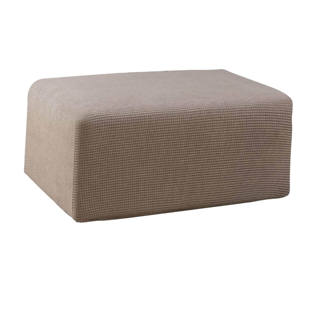 GROWTH TANK Rectangle Storage Stool Slipcovers Footstool Slip Covers Footrest Sofa Cover L Brownness