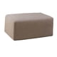 thumbnail image 1 of Funda otomana para reposapiés, funda para sofá, funda protectora para otomana de almacenamiento para sala de estar, L L Castaño Claro, 1 of 8