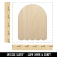 thumbnail image 2 of Ghost Solid Halloween Wood Shape Unfinished Piece Cutout Craft DIY Projects - 4.70 Inch Size - 1/4 Inch Thick, 2 of 7