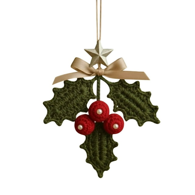 Oliegs Crochet Pinecone Craft DIY Handmade Ornament Making With Yarn Needle Step By Step For Holiday