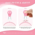 thumbnail image 3 of XIRQI Nipple Corrector, Nipple Sucker Nipple Puller for Inverted Flat Nipples Portable Soft Cups Correction (Pink), 3 of 7