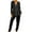 Black, variant on Lovzfmll Workout Sets for Women, 2 Piece Zip Up Hoodie and Jogger Set, Casual Athletic Outfits for Fall