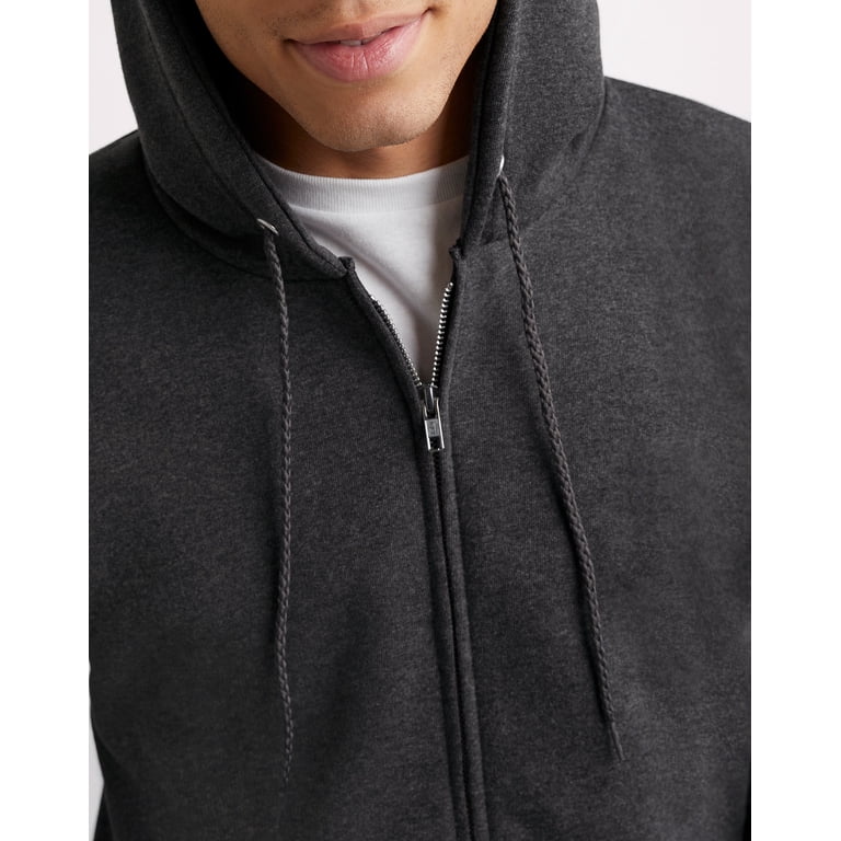 Hanes Ultimate Men's Full-Zip Heavyweight Fleece Hoodie photo 4