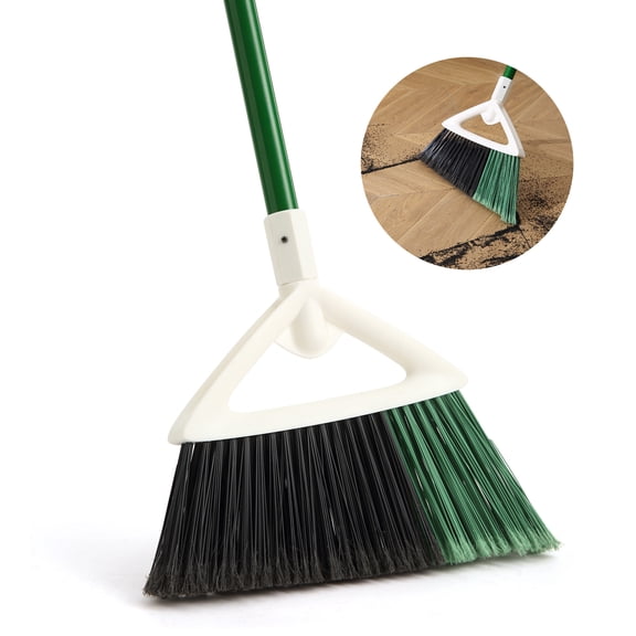 Eyliden Heavy-Duty Broom, Sweeping for Outdoor Patio & Garage and Indoor, 58.7in, Black