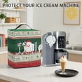 thumbnail image 3 of ZIATUBLES Christmas Ice Cream Machine Dust Cover, Stain Resistant Polyester Kitchen Countertop Appliance Decor Cover Compatible with Ninja NC501/NC301/NC299amz Model, Santa Claus Print, 3 of 6