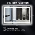 thumbnail image 6 of BALUXC24"X36" LED Bathroom Mirror with Radar Body Sensing,Front&Back Lights, Anti-Fog,Dimmable,3-Color Memory Function,HD Tempered Glass UL-Listed Driver, 6 of 9