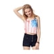 thumbnail image 1 of Camiseta de tirantes Aeropostale Patriot para mujer, blanca, grande, 1 of 3