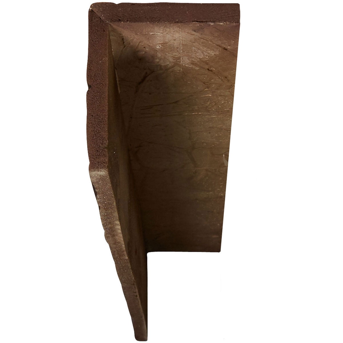 10"W x 8"H x 20'L 2-Sided (L-beam) Riverwood Endurathane Faux Wood Ceiling Beam, Espresso Finish