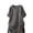 Gray, variant on Womens Side Button Short Sleeve Blouse Casual Loose Fit 100% Polyester Tops for Daily Wear Outdoor Activities Vacation