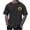 Black, variant on Short Sleeve T&nbsp;Shirts&nbsp;for Man Pull-On Yellow Hawaiian Style Crew Neck Tops Botanical Graphic Prints Refreshing T-Shirts Khaki,Xxxl