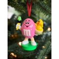 thumbnail image 3 of Ornament Pink M&M M & M PVC Figure Figurine Holiday Charm Dangler Candy 3” Gift, 3 of 3