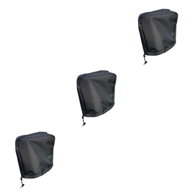 Scienceny Cubierta de remolque impermeable negra - A prueba de polvo ampliamente utilizada para caravanas Cubierta de enganche de caravanas negro Type1 NO1