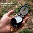 thumbnail image 2 of Multi-functional Outdoor Hiking Survival Compass Portable Pocket Compass Navigation with Noctilucence Display Edc Tools, 2 of 8