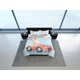 thumbnail image 4 of Oso de peluche lindo en coche rojo, ropa de cama azul, juego de funda nórdica, ropa de cama con cremallera, dormitorio, 4 of 4