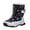 Black, variant on Gyujnb Children Snow Boots Shoes Winter Boots Kids Shoes Students Sneakers Boot,Boys Shoes,Girls Shoes,Size:11