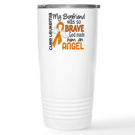 

CafePress - Angel 2 Leukemia Stainless Steel Travel Mug - Insulated Stainless Steel Travel Tumbler 20 oz.