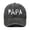 Washed Black, variant on Adult Washed Baseball Cap, Classic Papa Fishing Embroidered Casual Dad Hat, Adjustable Breathable Outdoor Sports Hat