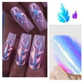 thumbnail image 4 of 16 Pegatinas Holográficas Para Uñas Con Llamas De Fuego, Plantillas Para Manicura, Decoración Artística De Uñas, 4 of 8