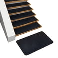thumbnail image 5 of Set of 15 Skid-Resistant Carpet Stair Treads and Matching Landing Rug - Navy Blue, 5 of 5