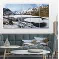 thumbnail image 1 of Winter in Lofoten Islands - Landscape Canvas Art Print, 1 of 3