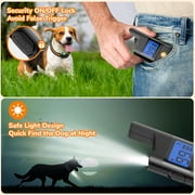Shock Collar for Dogs - Pet Training Collar with Remote 2600 ft Waterproof for Small Medium Large Dogs (15 - 100 lbs)- 3 Safe Training Modes, Rechargeable Dog Bark Collars-Orange