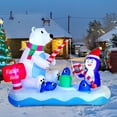 thumbnail image 1 of Pingüino navideño inflable Joiedomi con Luces LED 6 pies, 1 of 9