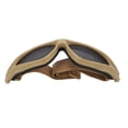 thumbnail image 4 of Gafas de seguridad de malla resistentes a los impactos, de alta tenacidad, transpirables, para juegos de tiro, conducción al aire libre, color barro, 4 of 15