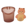 thumbnail image 1 of Comb Bear Toothbrush Storage Cup Holder Wall Mounted Comb Storage Rack Bathroom Storage Box, 1 of 7