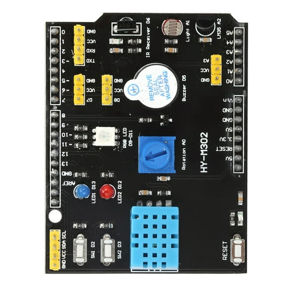 Sensor de placa de expansión múltiple, placa de desarrollo de expansión multifuncional multifunción 9 en 1, accesorios y periféricos de computadora, uso conveniente