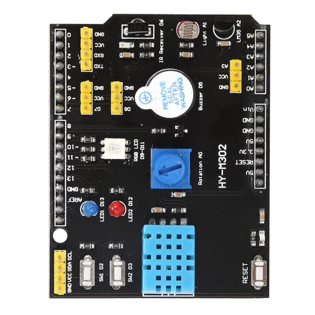 Sensor de placa de expansión múltiple, placa de desarrollo de expansión multifuncional multifunción 9 en 1, accesorios y periféricos de computadora, uso conveniente