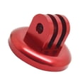 thumbnail image 1 of Adaptador de montaje de aluminio CNC de 1/4" para trípode de cámara rojo, 1 of 7