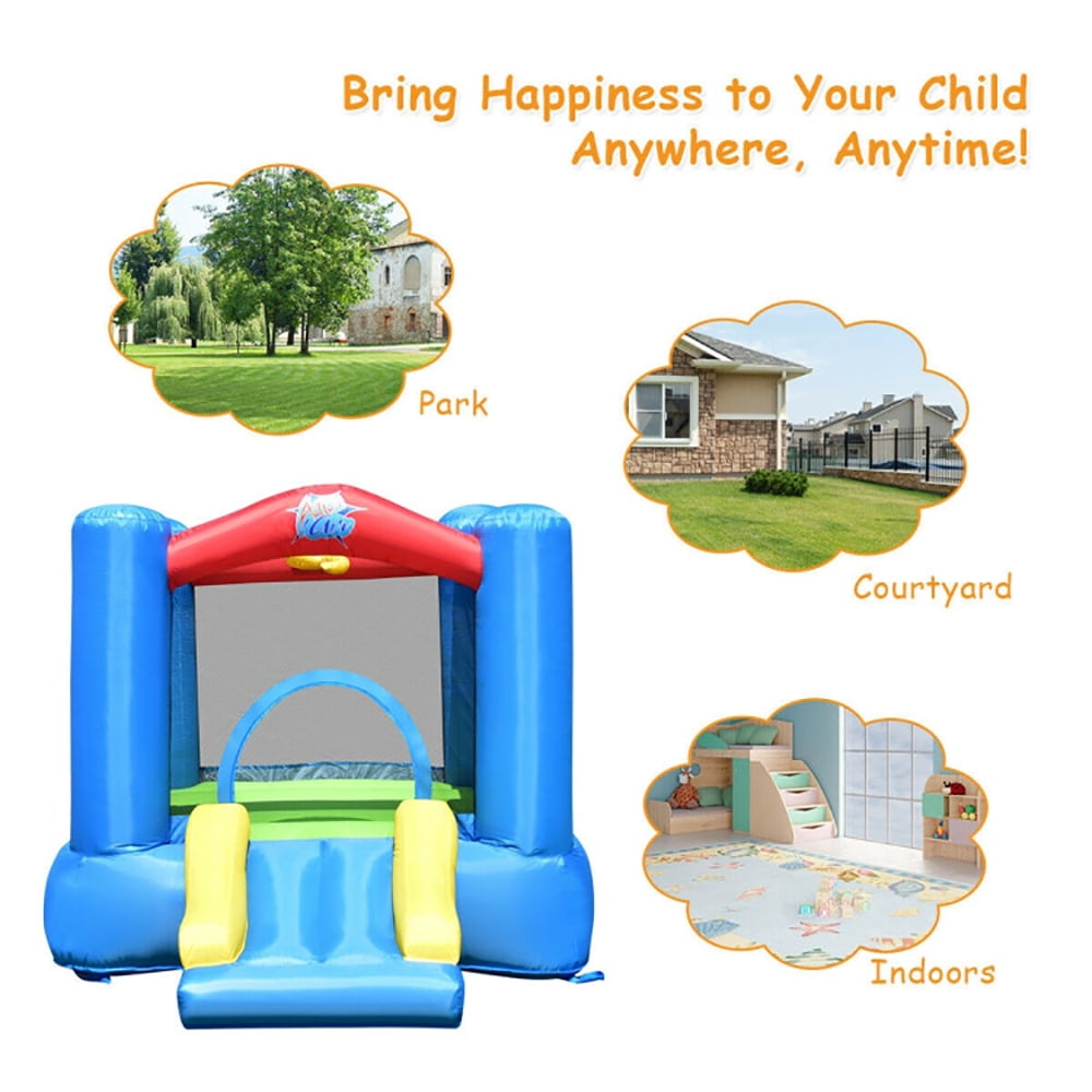 Aimee Lii Kids Inflatable Jumping Castle Air Blower Outdoor Bouncer, Kids Bounce House