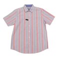 thumbnail image 1 of Camisa George para Hombre Camisa Manga Corta Diseño Rayas Multicolor Talla M, 1 of 4