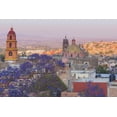 thumbnail image 2 of Paulson, Don 24x17 White Modern Wood Framed Museum Art Print Titled - Mexico, San Miguel de Allende Jacaranda and city, 2 of 4