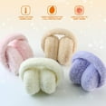thumbnail image 6 of Women Ear Muffs Winter Girls Earmuffs Fuzzy Kids Ear Muff Cute Fluffy Ear Warmers Foldable Ear Covers Boy, 6 of 6