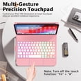 thumbnail image 3 of Funda con teclado FUWANG Touch para iPad 11.ª generación, 11.ª generación, 10.9 pulgadas, 3 of 9