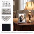 thumbnail image 2 of REGALWOVEN Picture Frame for Photo and Poster, Beautiful Metal Frames for Horizontal and Vertical Photo Formats Silver 5x7, 2 of 7
