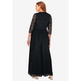 thumbnail image 3 of Jessica London Women's Plus Size Stretch Lace Maxi Dress, 3 of 5