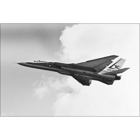 24"x36" Gallery Poster, Navy North American RA-5C Vigilante (RVAH-1) Smokin' Tigers