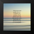 thumbnail image 2 of ArtsyQuotes 15x15 Black Modern Framed Museum Art Print Titled - Mark Twain Quote: Belittle Your Ambition, 2 of 5