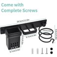 thumbnail image 2 of Hair Dryer Holder,Hair Dryer Shelf Wall Mounted, Multi Functional Bathroom Spiral Straightener Hair Dryer Rack Fit for Organizer Hair Styling Bath Too, 2 of 5