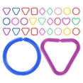 thumbnail image 5 of 30pcs Toddler Geometric Link Rings Toy For Preschool Kids To Enhance Cognitive Skills Creativity Plastic Chain Links For Home And Classroom, 5 of 5