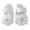White, variant on Huowey Newborn Baby Shoes Fashionable Simple Cute Flower Decoration Hook Loop Lightweight Walking Shoes Classic Footwear, 0-3 Months